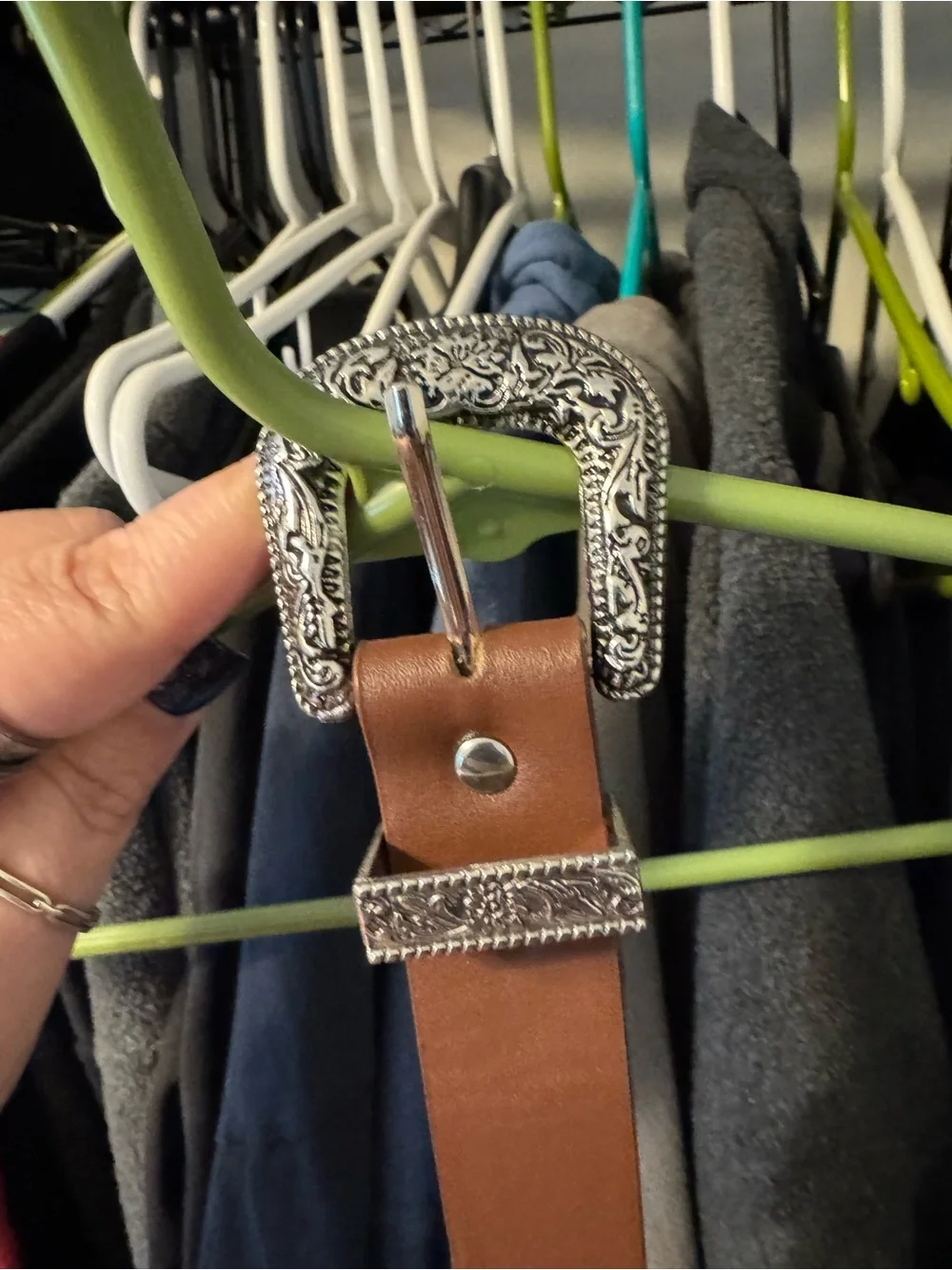 torrid Brown Studded Waist Belt